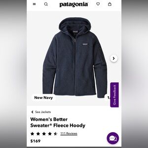 Women's Patagonia Fleece Sweater | Size Small
